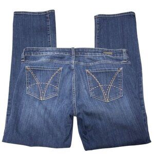 Kut From The Kloth Catherine Boyfriend Jeans Size 12 Dark Wash Denim